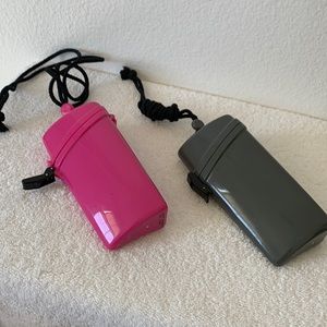 Set of 2 eyeglass cases